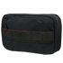 The Condor Tech Pouch is a black rectangular zippered case with a front webbing strap and red stitching, ideal for EDC organization or tactical use at the shooting range.