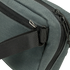 Close-up of the Condor Tech Pouch in dark green fabric, perfect for EDC or the range, featuring a black zipper, black strap, and silver hardware on one corner.
