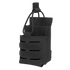 The Condor Narcan Pouch is a black tactical pouch with an adjustable retention strap, horizontal MOLLE webbing, and a front hook-and-loop panel—ideal for everyday carry or bushcraft use.