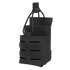 The Condor Narcan Pouch is a black tactical pouch with an adjustable retention strap, horizontal MOLLE webbing, and a front hook-and-loop panel—ideal for everyday carry or bushcraft use.