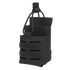 The Condor Narcan Pouch is a black tactical pouch with an adjustable retention strap, horizontal MOLLE webbing, and a front hook-and-loop panel—ideal for everyday carry or bushcraft use.