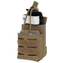 The Condor Narcan Pouch is a tan tactical pouch for attaching to gear or vests, holding Narcan and medical supplies—perfect for military or first responder use.