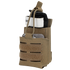 The Condor Narcan Pouch is a tan tactical pouch for attaching to gear or vests, holding Narcan and medical supplies—perfect for military or first responder use.