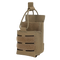 Condor Narcan Pouch in tan with MOLLE webbing and hook-and-loop closure, ideal for military or EDC use, designed for easy attachment to gear or vests.