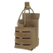 Condor Narcan Pouch in tan with MOLLE webbing and hook-and-loop closure, ideal for military or EDC use, designed for easy attachment to gear or vests.
