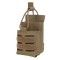 Condor Narcan Pouch in tan with MOLLE webbing and hook-and-loop closure, ideal for military or EDC use, designed for easy attachment to gear or vests.