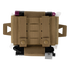 The Condor Micro TK Pouch Gen II is a tan tactical pouch with straps, side loops, medical supplies partially visible at the top, and a black tourniquet secured at the bottom.