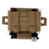 The Condor Micro TK Pouch Gen II is a tan tactical pouch with straps, side loops, medical supplies partially visible at the top, and a black tourniquet secured at the bottom.