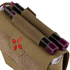 The Condor Micro TK Pouch Gen II is a tan tactical pouch featuring a red medical cross on the front flap and two purple-capped tourniquets secured in external straps.
