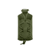 The Condor LACE Phone Pouch in olive green features adjustable bungee cord lacing for secure carry of small gear or magazines, displayed on a plain white background.