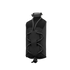The Condor LACE Phone Pouch is a black tactical pouch with a bungee cord closure and top clip, designed for modular gear attachment.