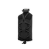 The Condor LACE Phone Pouch is a black tactical pouch with a bungee cord closure and top clip, designed for modular gear attachment.