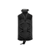 The Condor LACE Phone Pouch is a black tactical pouch with adjustable bungee cord and clip, ideal for carrying gear or accessories. Shown against a plain white background.