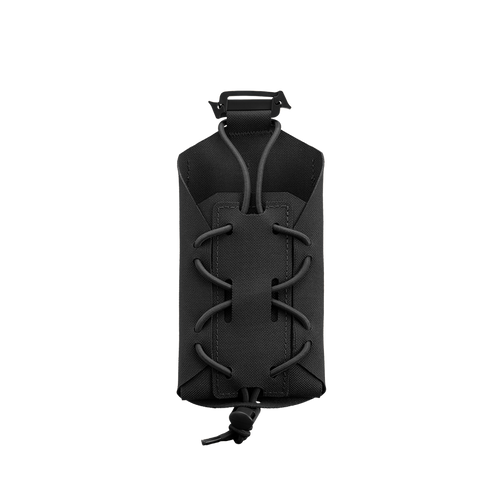 The Condor LACE Phone Pouch features a drawstring bungee cord closure and a top clip, making it easy to attach to your gear or belt.