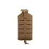 The Condor LACE Phone Pouch is a tan MOLLE-compatible pouch featuring a top buckle closure and an adjustable bottom cord, shown on a plain white background.