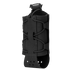The Condor LACE Everything Pouch in black features adjustable elastic cords and a perforated bottom, designed for modular attachment to gear or backpacks.