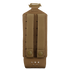 The Condor LACE Everything Pouch is a tan tactical pouch with two vertical straps and button closures on the back, designed for easy attachment to your gear or backpack.