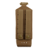The Condor LACE Everything Pouch is a tan tactical pouch with two vertical straps and button closures on the back, designed for easy attachment to your gear or backpack.