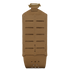 The Condor LACE Everything Pouch is a tan tactical MOLLE panel featuring horizontal slits and a top buckle for secure gear attachment and customizable modular organization.
