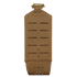 The Condor LACE Everything Pouch is a tan tactical MOLLE panel featuring horizontal slits and a top buckle for secure gear attachment and customizable modular organization.