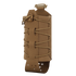 The Condor LACE Everything Pouch is a tan tactical pouch featuring adjustable bungee cord, buckle closure, and MOLLE-compatible straps, designed for holding magazines or similar items.