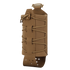 The Condor LACE Everything Pouch is a tan tactical pouch featuring adjustable bungee cord, buckle closure, and MOLLE-compatible straps, designed for holding magazines or similar items.