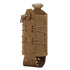 The Condor LACE Everything Pouch is a tan tactical pouch featuring adjustable bungee cord, buckle closure, and MOLLE-compatible straps, designed for holding magazines or similar items.