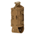 The Condor LACE Everything Pouch is a tan tactical pouch featuring adjustable shock cord lacing, a top buckle closure, and perforated fabric at the base.