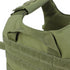 Close-up of the Condor Gunner Plate Carrier in Scorpion OCP, featuring reinforced stitching, mesh interior lining, and Velcro fasteners.