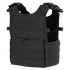 The Condor Gunner Plate Carrier is a black tactical vest with adjustable shoulder straps, front Velcro patches, and MOLLE webbing—perfect for the shooting range or first responders.
