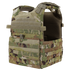 The Condor Gunner Plate Carrier in Scorpion OCP features multiple straps and pouches, designed for carrying ballistic plates and gear.