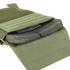 A close-up of the Condor Sentry Plate Carrier in Scorpion OCP shows a ballistic plate partially inserted into the front pocket, with Velcro fastenings open.