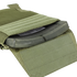 A close-up of the Condor Sentry Plate Carrier in MultiCam Black shows a ballistic plate partially inserted in its front pocket, designed for military or first responder use.
