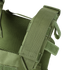 Close-up of the Condor Sentry Plate Carrier in MultiCam Black showing reinforced stitching, mesh padding, and Velcro straps—essential gear for military or first responders.