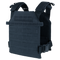 The Condor Sentry Plate Carrier is a black tactical vest with adjustable shoulder and side straps plus multiple webbing rows for gear—ideal for everyday carry or range use.