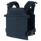 The Condor Sentry Plate Carrier is a black tactical vest with adjustable shoulder and side straps plus multiple webbing rows for gear—ideal for everyday carry or range use.