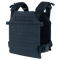 The Condor Sentry Plate Carrier is a black tactical vest with adjustable shoulder and side straps plus multiple webbing rows for gear—ideal for everyday carry or range use.