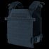 The Condor Sentry Plate Carrier is a black tactical vest with adjustable shoulder and side straps plus multiple webbing rows for gear—ideal for everyday carry or range use.
