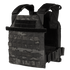 The Condor Sentry Plate Carrier in MultiCam Black features adjustable straps, front MOLLE webbing, and a side-release waist buckle for secure fit and utility.