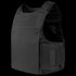 The Condor LCS Vanquish LT Plate Carrier is a black tactical vest with adjustable shoulder and side straps, plus Velcro panels for secure fastening—ideal for military or law enforcement use.