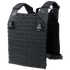 The Condor Elite LCS Vanquish Plate Carrier by Condor is a black tactical vest with adjustable shoulder straps, quick-release buckles, and laser-cut MOLLE panels, designed for military and law enforcement use.