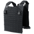 The Condor Elite LCS Vanquish Plate Carrier by Condor is a black tactical vest with adjustable shoulder straps, quick-release buckles, and laser-cut MOLLE panels, designed for military and law enforcement use.