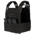 The Condor Elite LCS Vanquish Plate Carrier by Condor features adjustable shoulder straps, MOLLE webbing, and three front rifle mag pouches—ideal for military or first responder use.