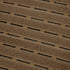Close-up of the Condor Elite LCS Vanquish Plate Carrier by Condor, featuring brown tactical fabric with evenly spaced horizontal slits and a black mesh layer underneath.