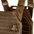 Close-up of the Condor Elite LCS Vanquish Plate Carrier by Condor, showing MOLLE webbing, quick-release buckle, and reinforced stitching in tan—engineered for military and law enforcement professionals.