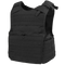 The Condor Enforcer Releasable Plate Carrier is a black tactical vest with adjustable shoulder straps and multiple MOLLE webbing rows, designed for military or first responder EDC needs.