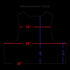 Diagram of the Condor Enforcer Releasable Plate Carrier’s back, essential for first responders EDC gear, shows measurements: 12 upper back, 23 and 22 widths, 18 height, and 7.5 side length—all with labeled lines.