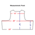 Diagram of the Condor Enforcer Releasable Plate Carrier front pattern with these measurements: shoulder width 12, chest width 26, length 16, side length 8, bottom width 25. Perfect for EDC or shooting range gear design.