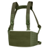 The Condor LCS VAS Harness Kit in Olive Drab features adjustable shoulder and waist straps, front hook-and-loop panel, and MOLLE webbing for tactical customization.