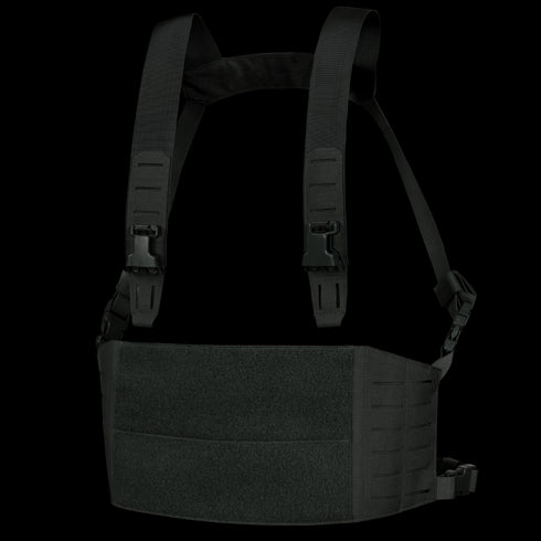 The Condor LCS VAS Harness Kit is shown on a plain background, featuring adjustable shoulder and waist straps, a front pouch, and modular attachment points—perfect for military or first responder use.